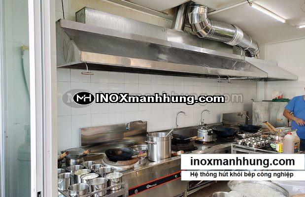 Hệ thống hút khói hút mùi sử dụng rộng rãi trong khu bếp nhà hàng bếp công nghiệp