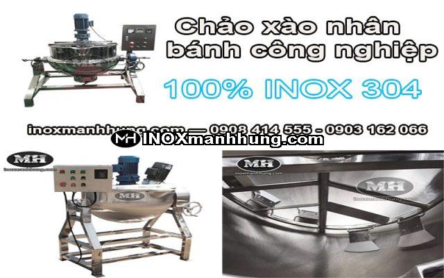 Chảo xào nhân bánh công nghiệp