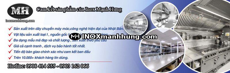 Bếp inox công nghiệp, Thiết bị bếp inox nhà hàng khách sạn