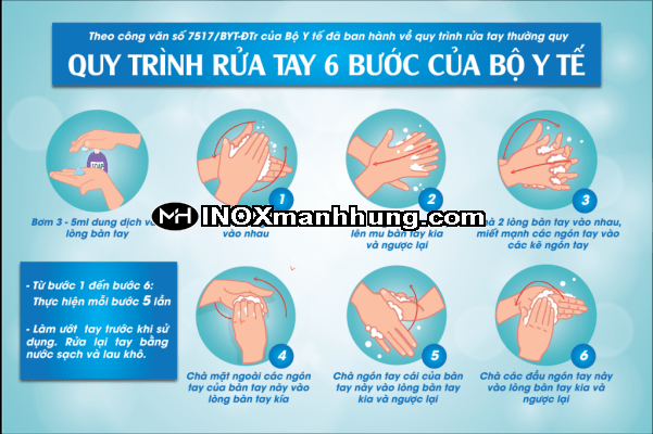 Rửa tay đúng cách phòng ngừa virus sars cov 2