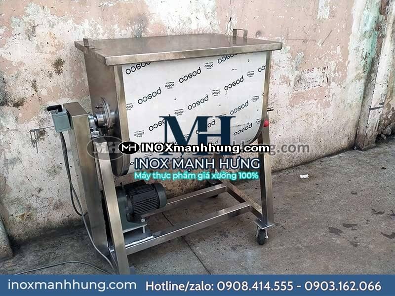 Combo máy trộn thịt làm xúc xích