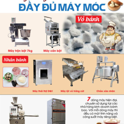 Dây chuyền sản xuất bánh bao tự động